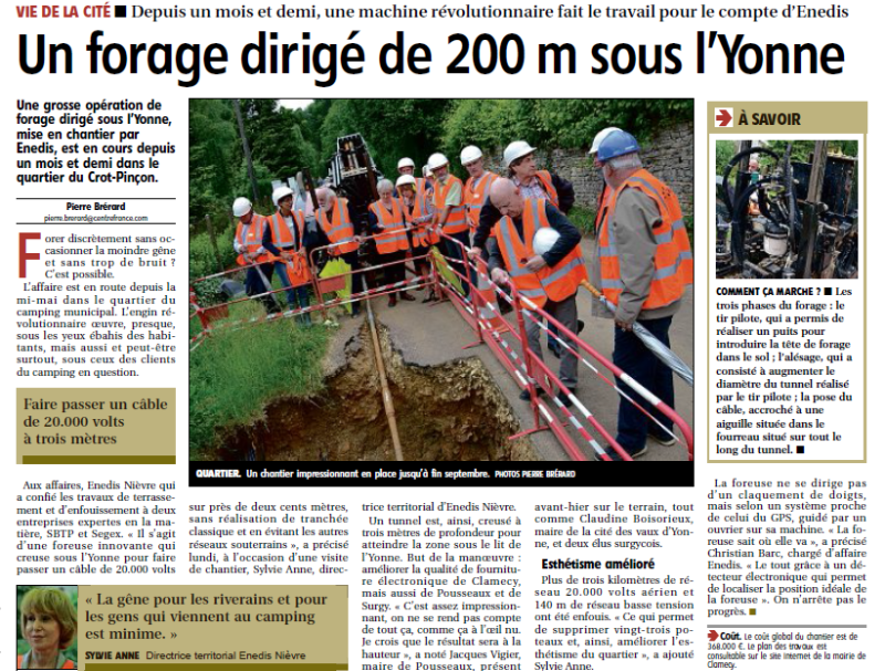 forage dirigé AT30 presse